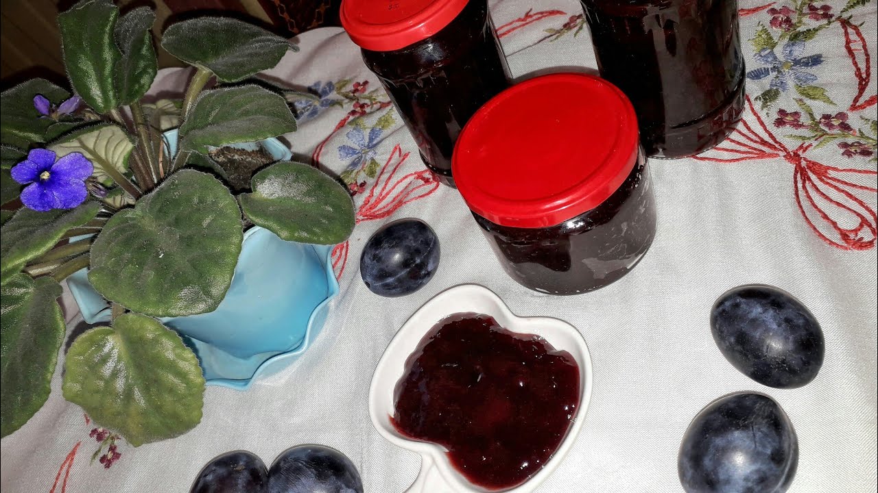 Джем из сливы / Gavalı cemi / Plum jam / Erik reçeli