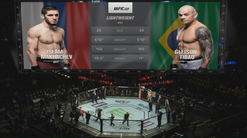 UFC 220 Islam Makhachev vs. Gleison Tibau