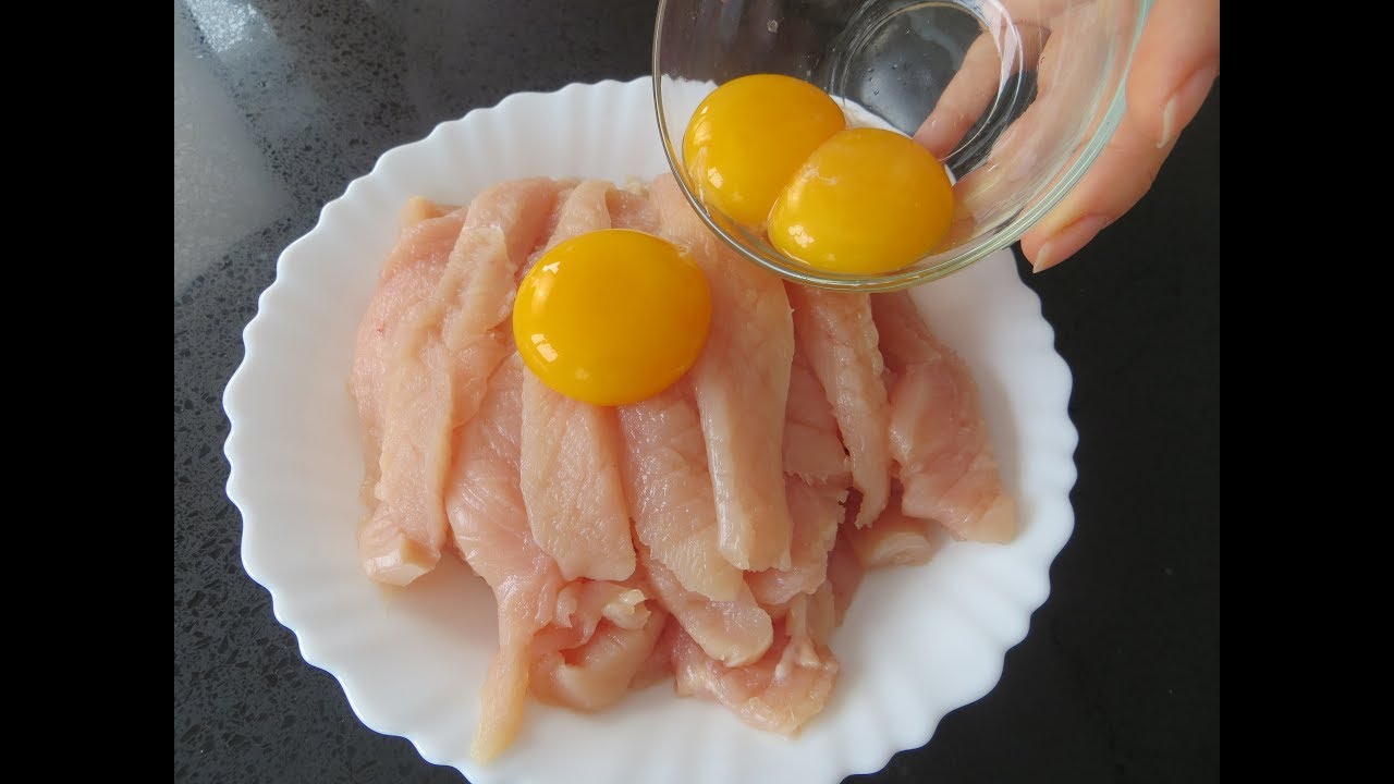 Просто залейте яйцами куриную грудку / Быстро, вкусно и очень нежно / Рецепты Другой Кухни