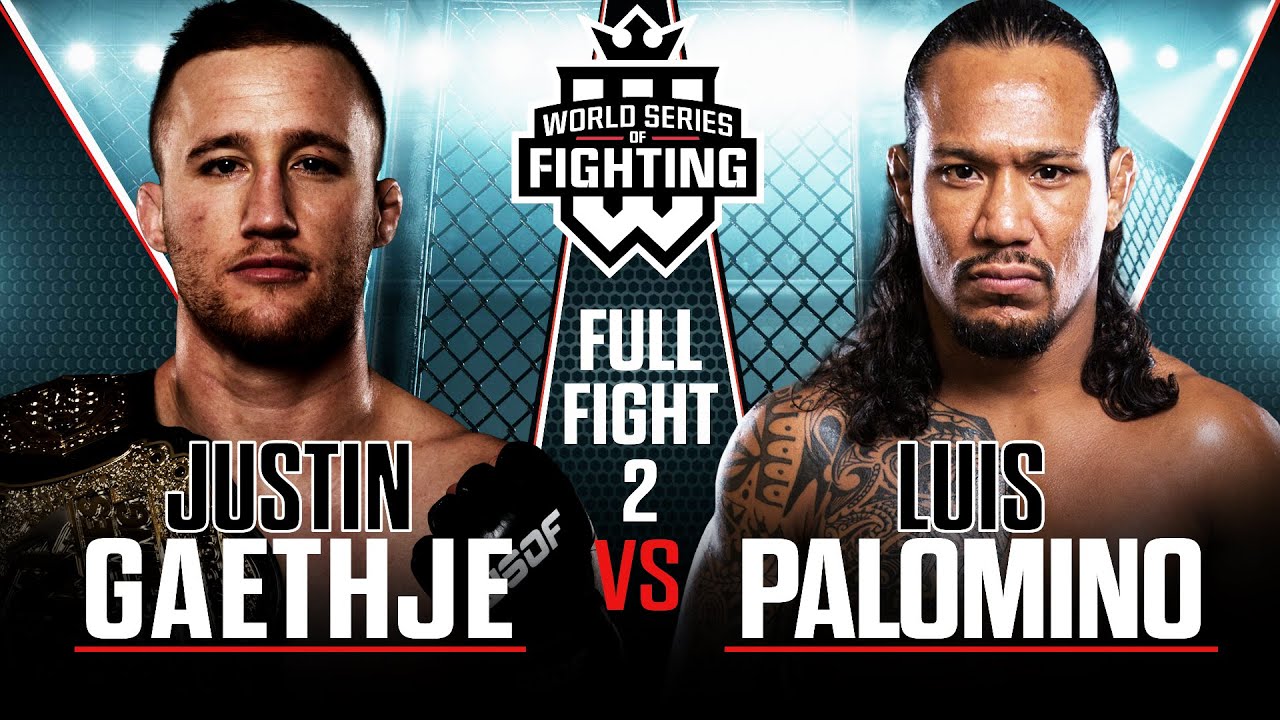 Full Fight | Justin Gaethje vs Luis Palomino 2 (Lightweight Title Match) | WSOF 23, 2015