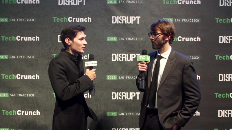 Интервью Павла Дурова на TechCrunch Disrupt SF