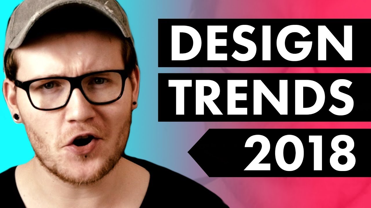 5 HUGE Graphic Design Trends in 2018❓