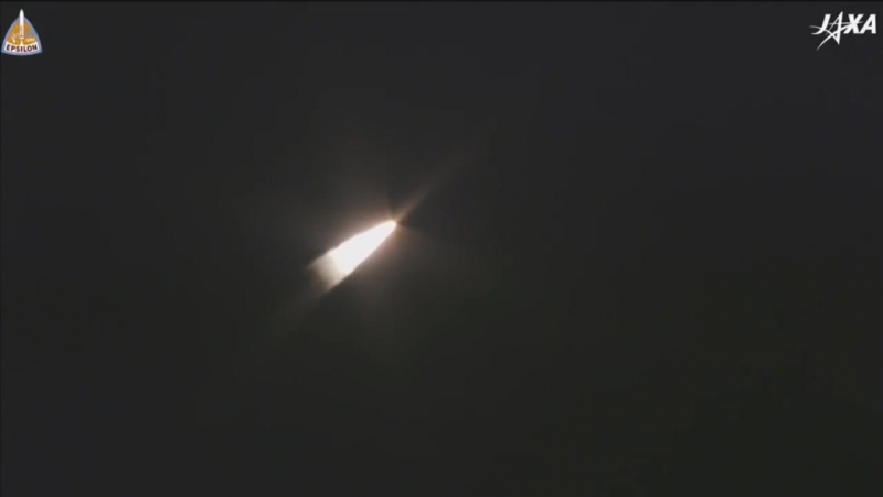 Epsilon-3 launches ASNARO-2 (イプシロンロケット3_高性能小型レーダ衛星)
