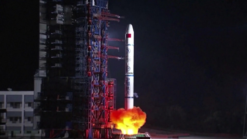 Long March-2C launched three Yaogan-30 02 satellites