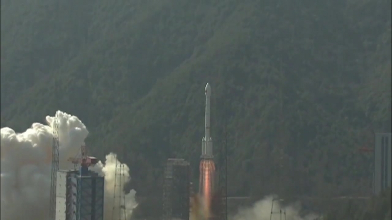 Beidou-3 navigation satellites launched by Long March-3B