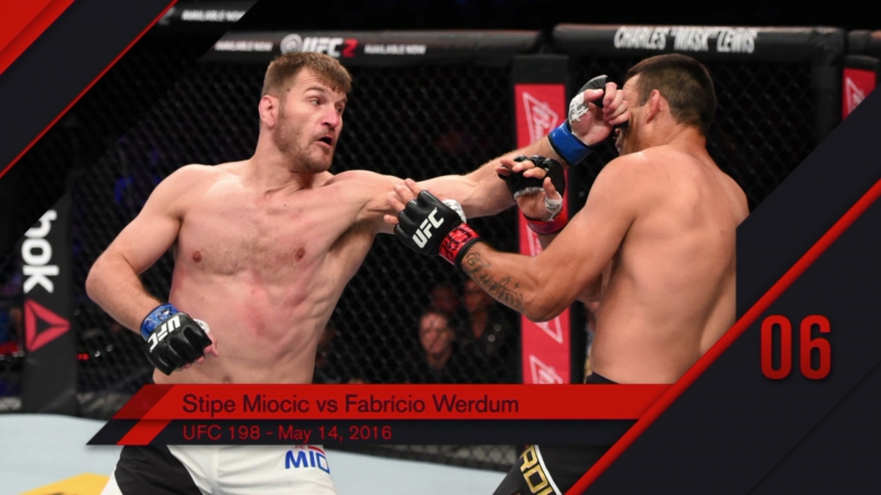 UFC Top 10 KOs of 2016 #6 Stipe Miocic KO Fabricio Werdum