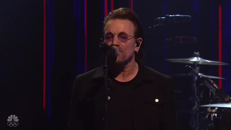 U2 - Get Out Of Your Own Way  (Live on SNL)