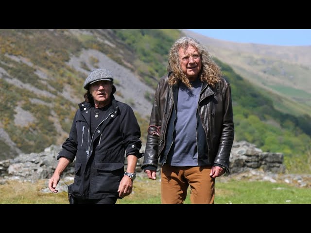 Robert Plant & AC/DC's Brian Johnson walk in Wales ??????? and talk Led Zeppelin III
