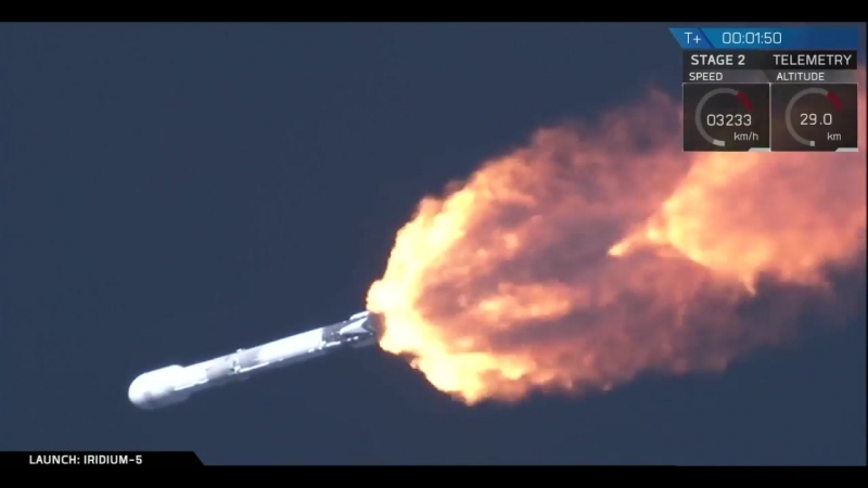 SpaceX Falcon 9 launches Iridium-5