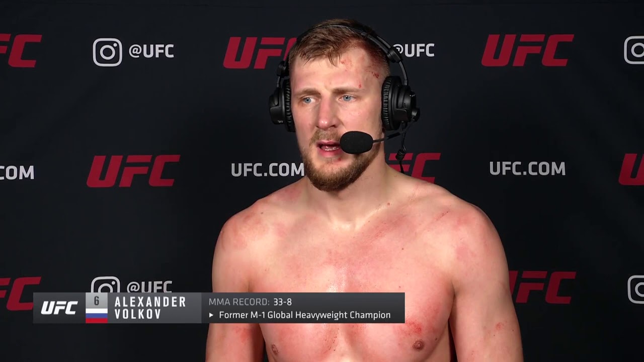 UFC Вегас 18: Александр Волков - Слова после боя