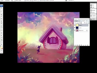 Digital Painting - Sweet Home