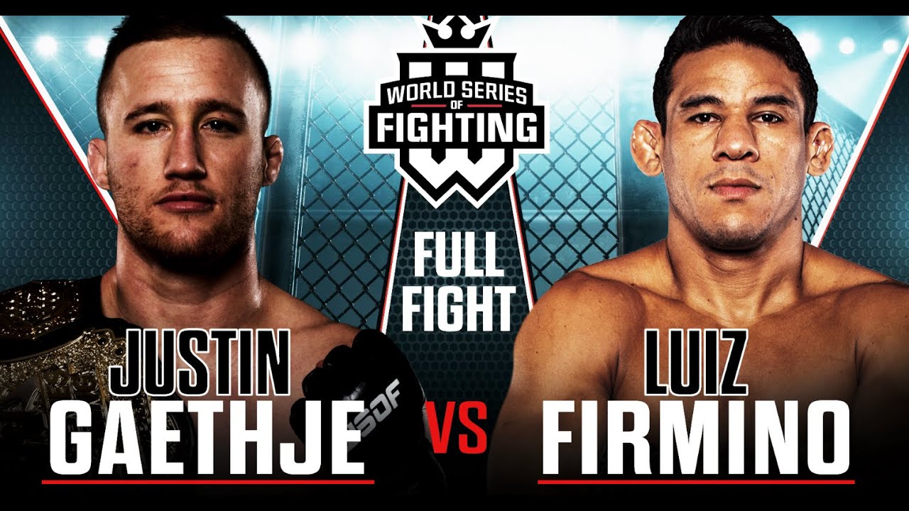 Full Fight | Justin Gaethje vs. Luiz Firmino (Lightweight Title Bout) | WSOF 34, 2016