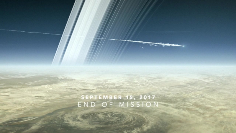 Cassini's Final Plunge