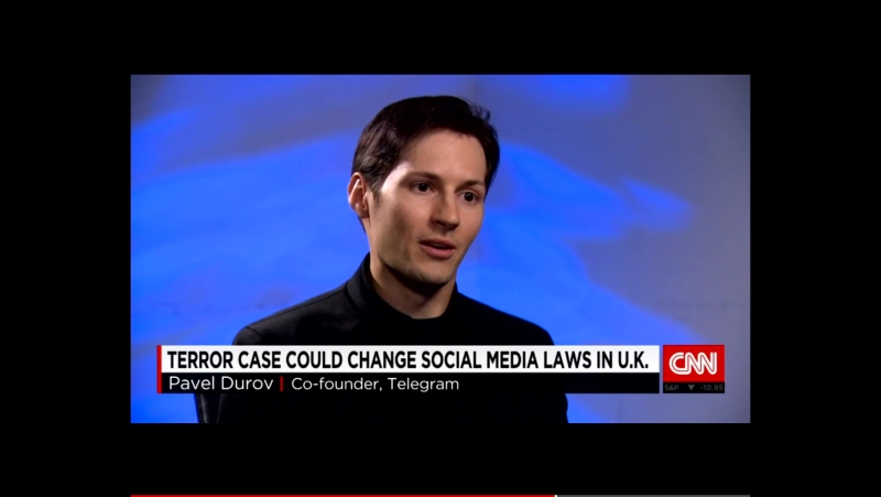 Павел Дуров на канале CNN