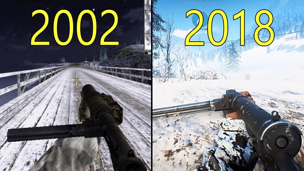 Evolution of Battlefield Games 2002-2018