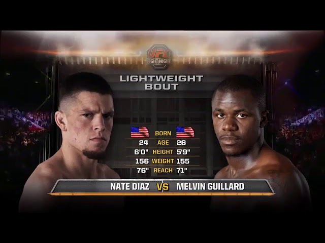 Nate Diaz vs Melvin Guillard