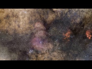 Полет к туманности Кошачья Лапа (NGC 6334) с помощью приемника ArTeMiS