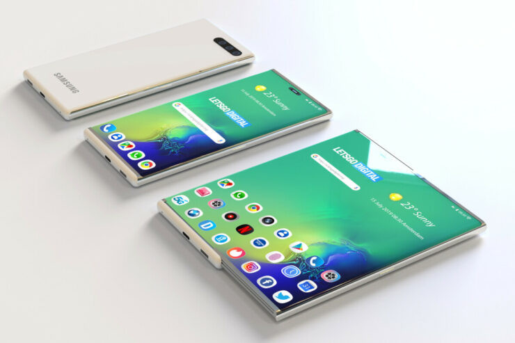 Samsung готовится представить первый смартфон с расширяемым дисплеем