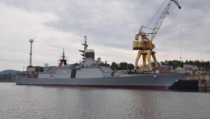 На Дальнем Востоке на воду спущен новый боевой корабль