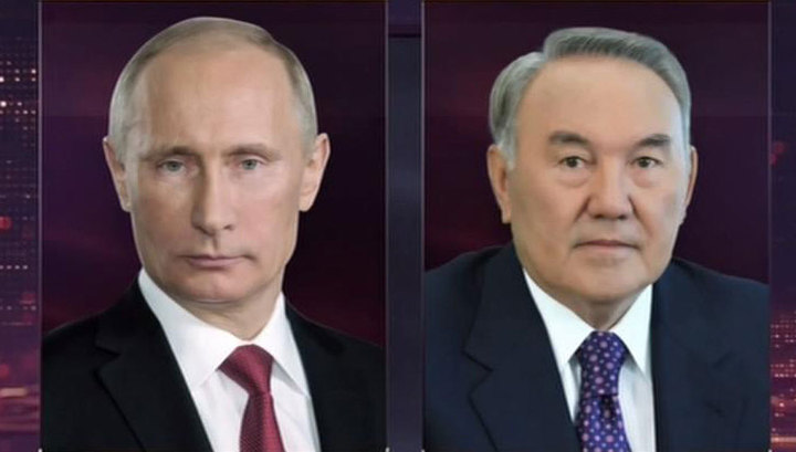 Путин поздравил Назарбаева с Днем независимости