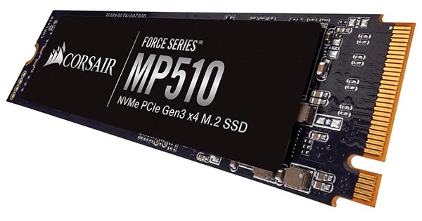 SSD-накопители Force MP510 являются самыми быстрыми в линейке Corsair