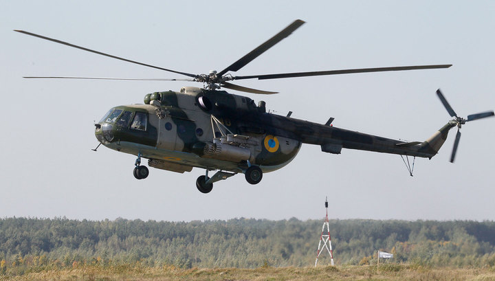 На Украине упал военный вертолет: есть погибшие