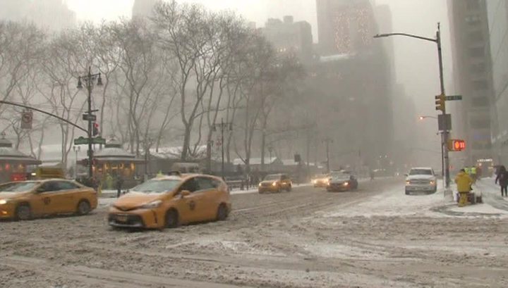 Снежный шторм: власти Нью-Йорка ввели чрезвычайное положение