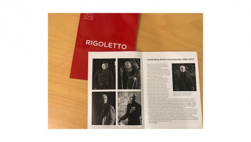 Ковент-гарден посвятил Хворостовскому премьеру оперы "Риголетто"