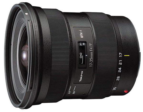 Tokina анонсировала зум-объектив atx-i 17-35mm F4 для зеркальных фотокамер Canon и Nikon