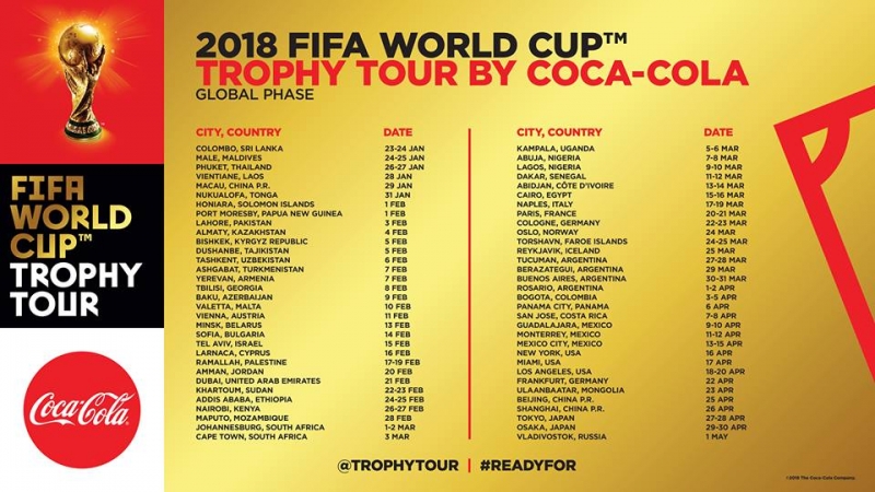 Старт мирового этапа Тура Кубка ЧМ FIFA 2018