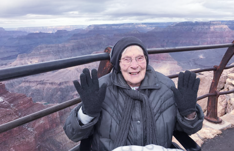 Парк Гранд-Каньон принял на работу 103-летнюю женщину