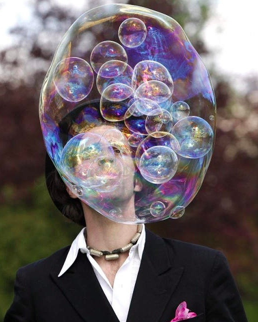 Самое большое количество пузырьков