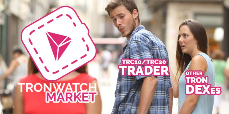 TronWatchMarket: первая децентрализованная биржа в сети Tron