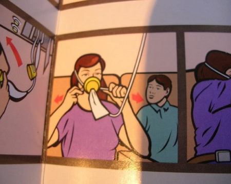 Правда ли, что нет смысла использовать кислородные маски в самолёте?